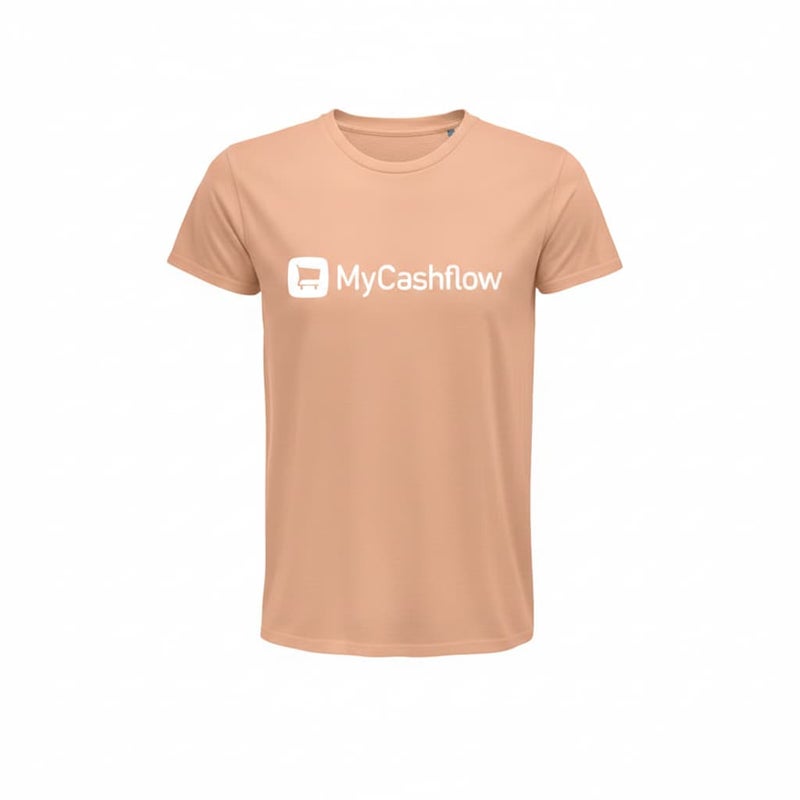 MyCashflow t-paita, unisex, persikka