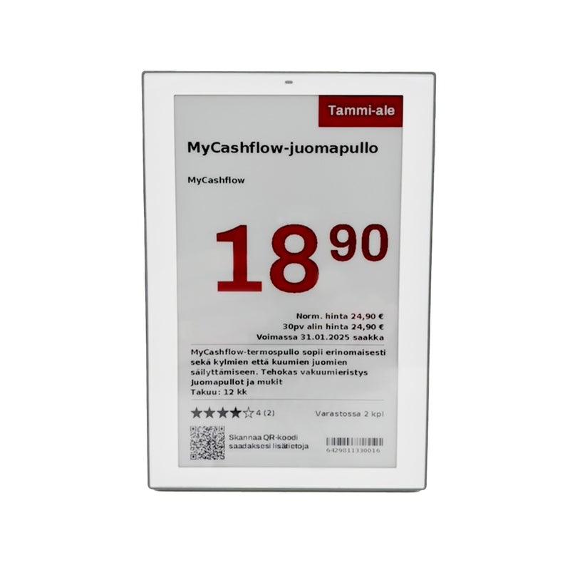 Elektroninen hintan&auml;ytt&ouml; 7,5"